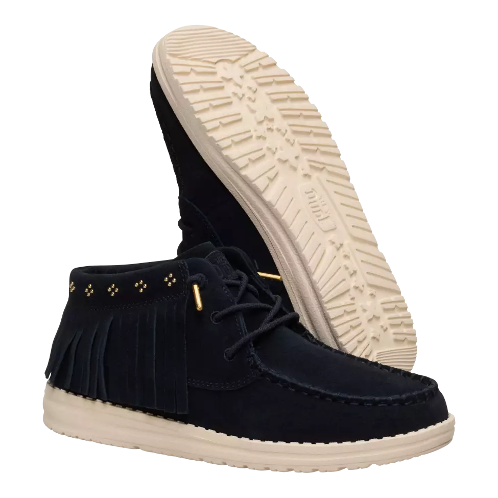 Wendy Mid Fringe Cowgirl Suede